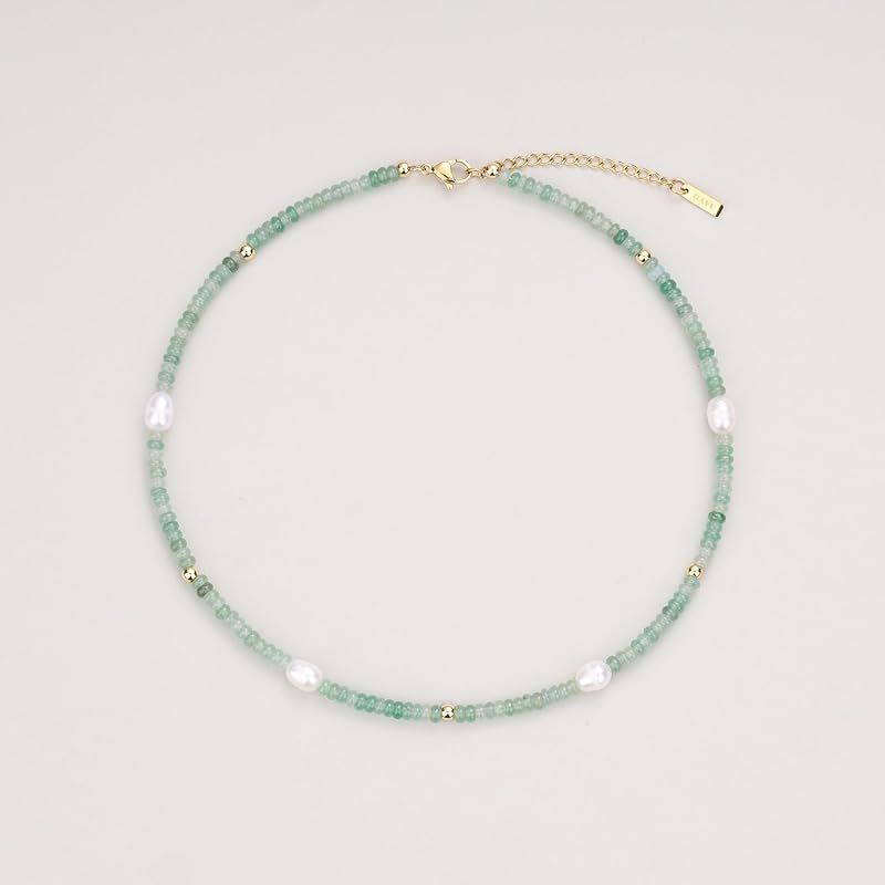 新品】 [GAVU] [ガーブ] グリーンアベンチュリン 淡水パール 誕生石