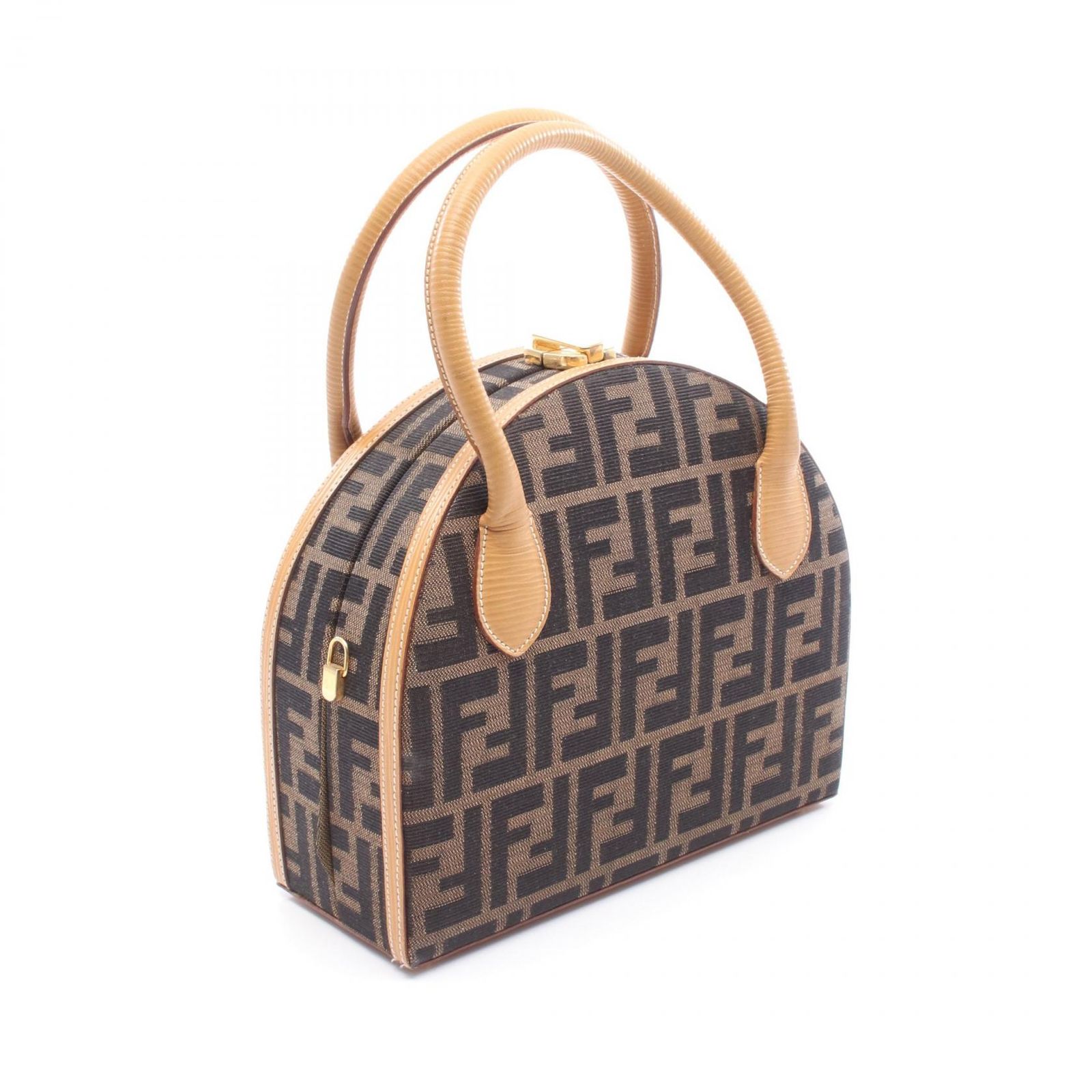 フェンディ FENDI ハンドバッグ ズッカ キャンバス レザー ズッカ 2way