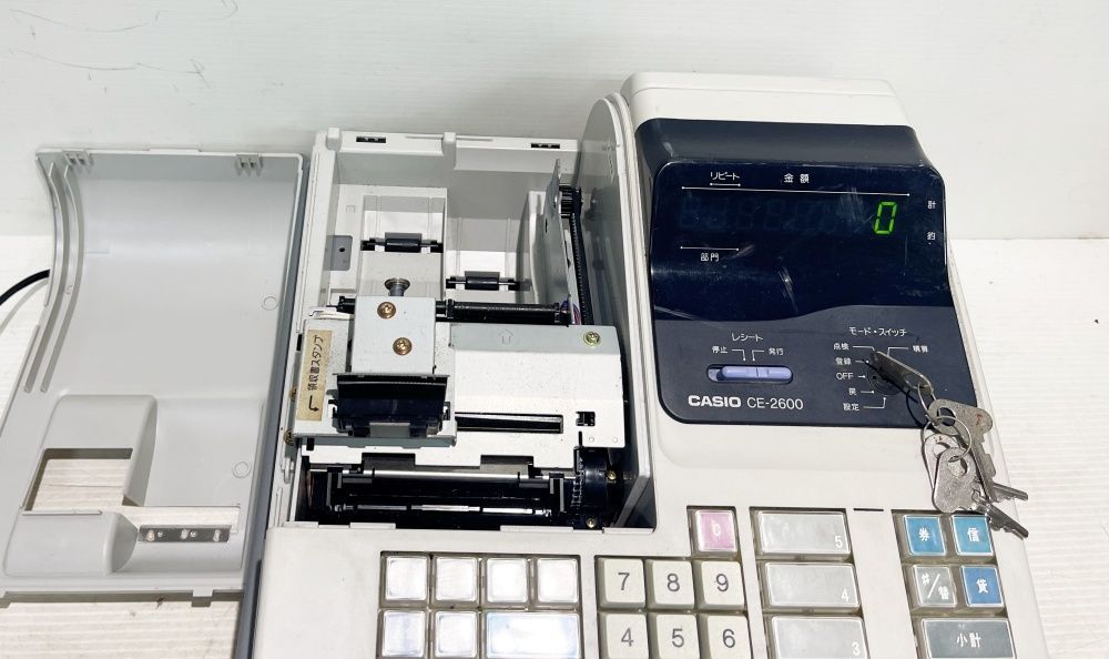 簡易動作確認済み CASIO カシオ レジスター CE-2600 5部門 □V-17