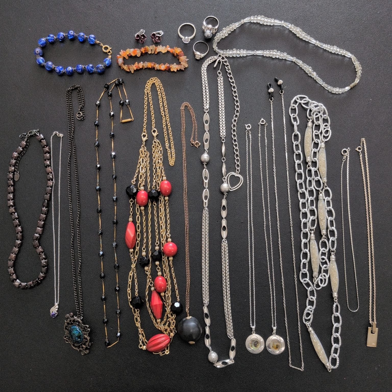 ト*！様 整理品まとめ Silver925 Silver アクセサリー 115g 遺品整理まとめて□63】ジュエリー K18GF SILVER VENDOME THE KISS