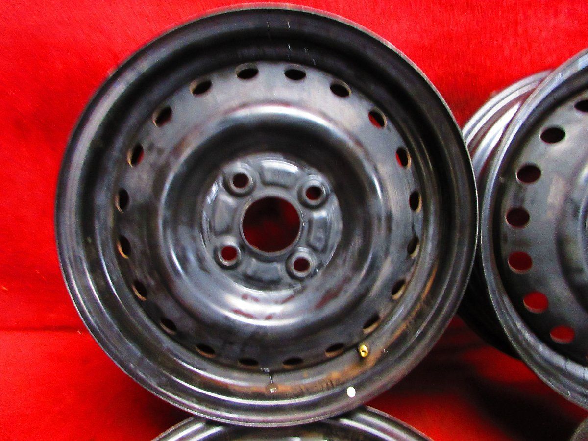 スチール ホイール 4本 ダイハツ純正 14×4.5J 4穴100 +45 ハブ径54