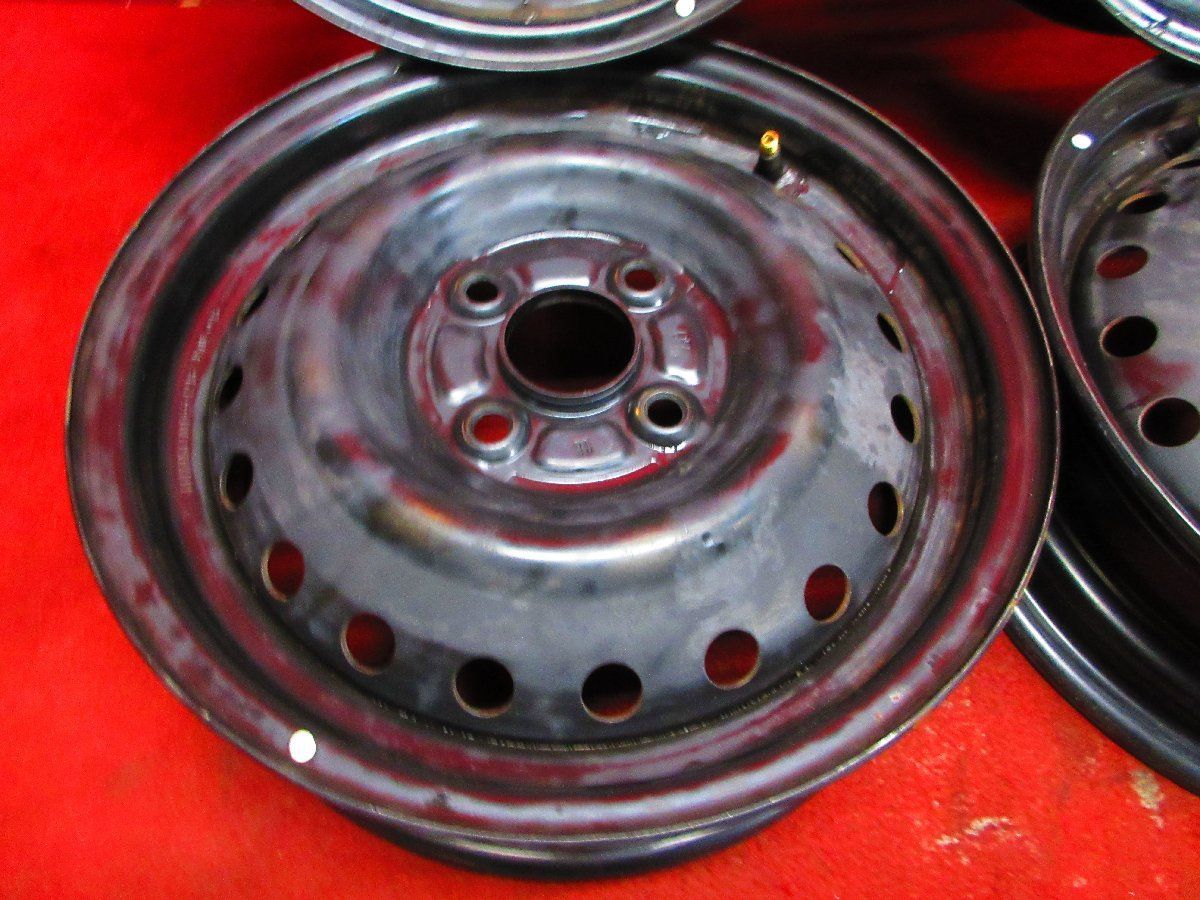 スチール ホイール 4本 ダイハツ純正 14×4.5J 4穴100 +45 ハブ径54