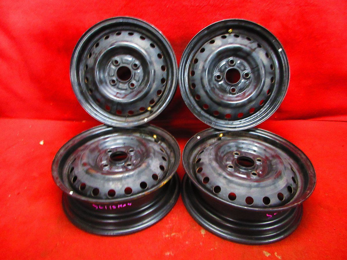 スチール ホイール 4本 ダイハツ純正 14×4.5J 4穴100 +45 ハブ径54