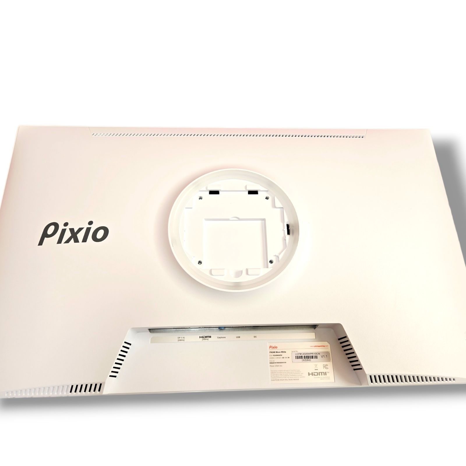 管理番号2134】Pixio PX248 Wave White ゲーミングモニター 白
