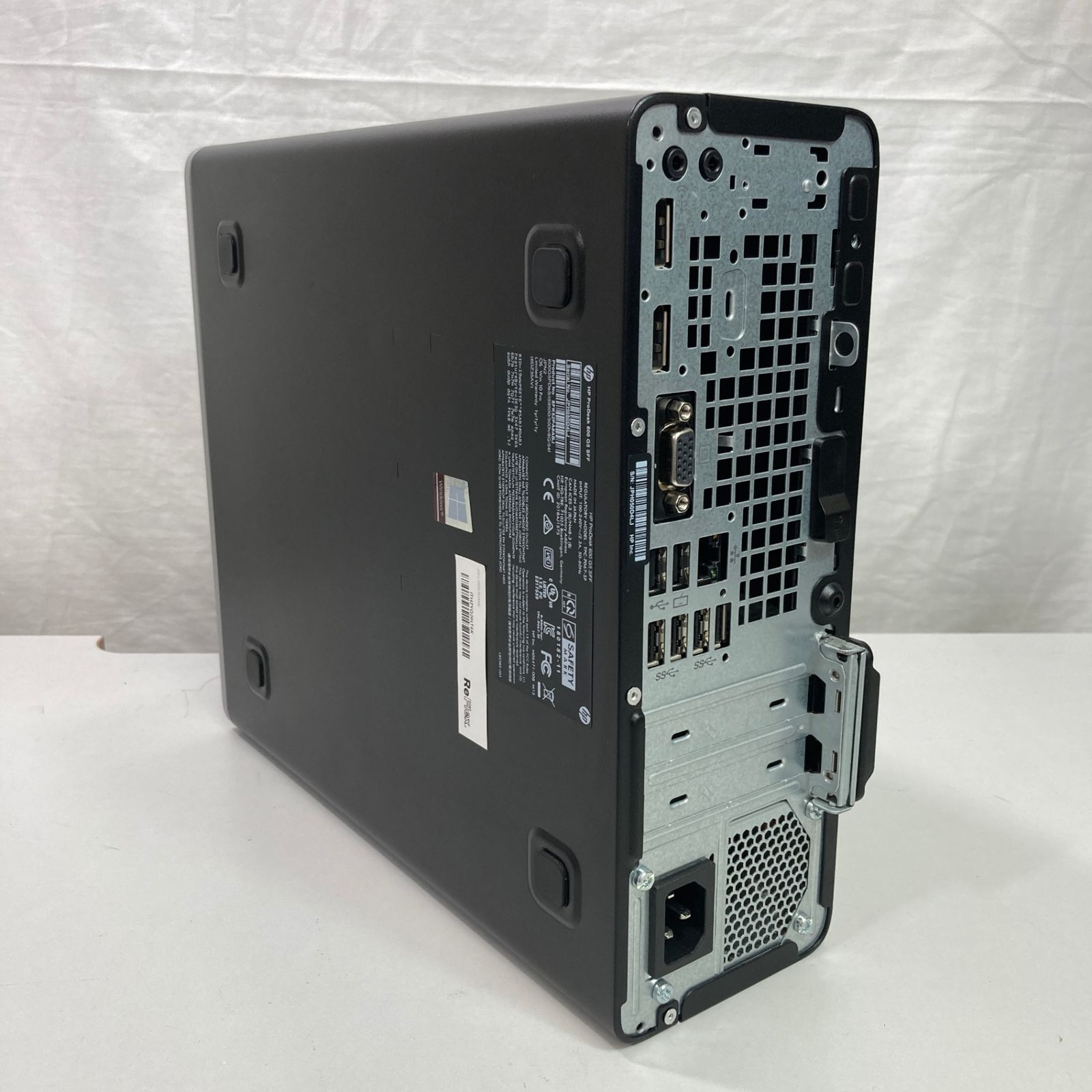 7日間保証・中古】HP ProDesk 600 G5 SFF/Corei5-9500 CPU@3.00GHz/8GB