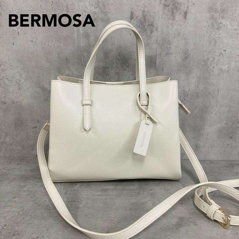 美品 BERMOSA ベルモサ トートバッグ ショルダーバッグ 2way 