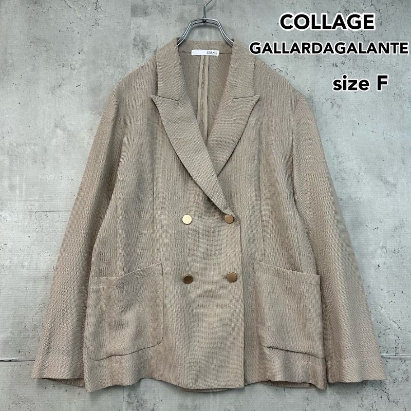 美品 COLLAGE GALLARDAGALANTE コラージュガリャルダガランテ ダブル