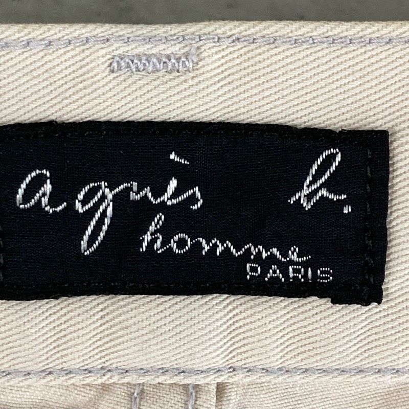 agnes b. HOMME アニエスベーオム コットン チノ パンツ スラックス 36