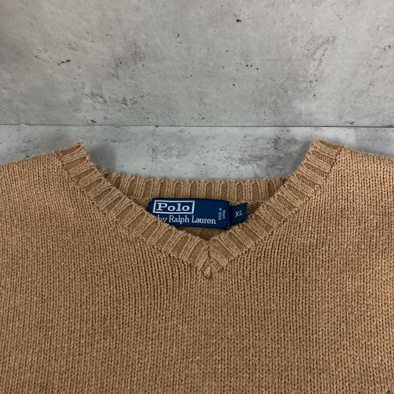 POLO by Ralph Lauren ポロバイラルフローレン Vネック コットンニット