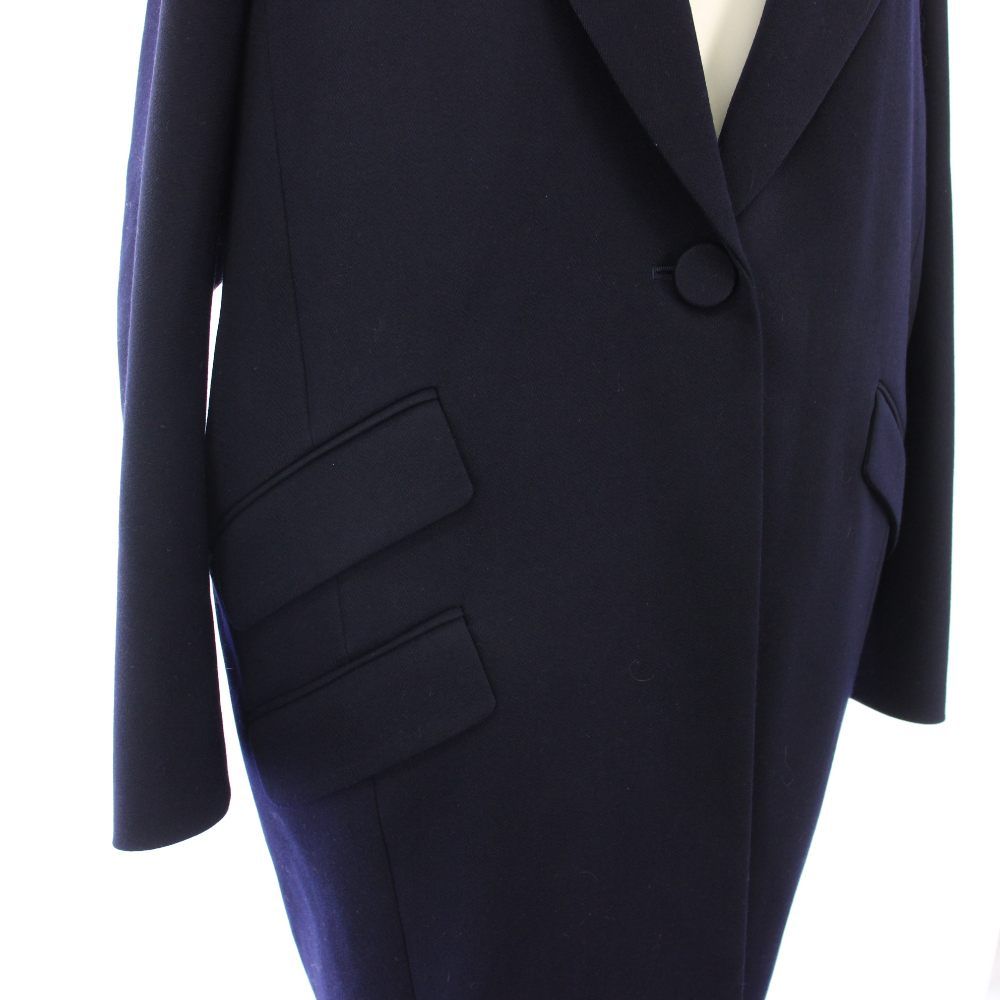 ルシェルブルー LE CIEL BLEU チェスターコート ウール混 ライナー付 F