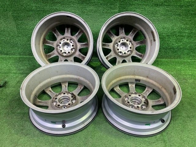 車 デュファクト ﾌﾟﾘｳｽ ｳｨｯｼｭ ホイール アルミ シルバー 15インチ 6J 5