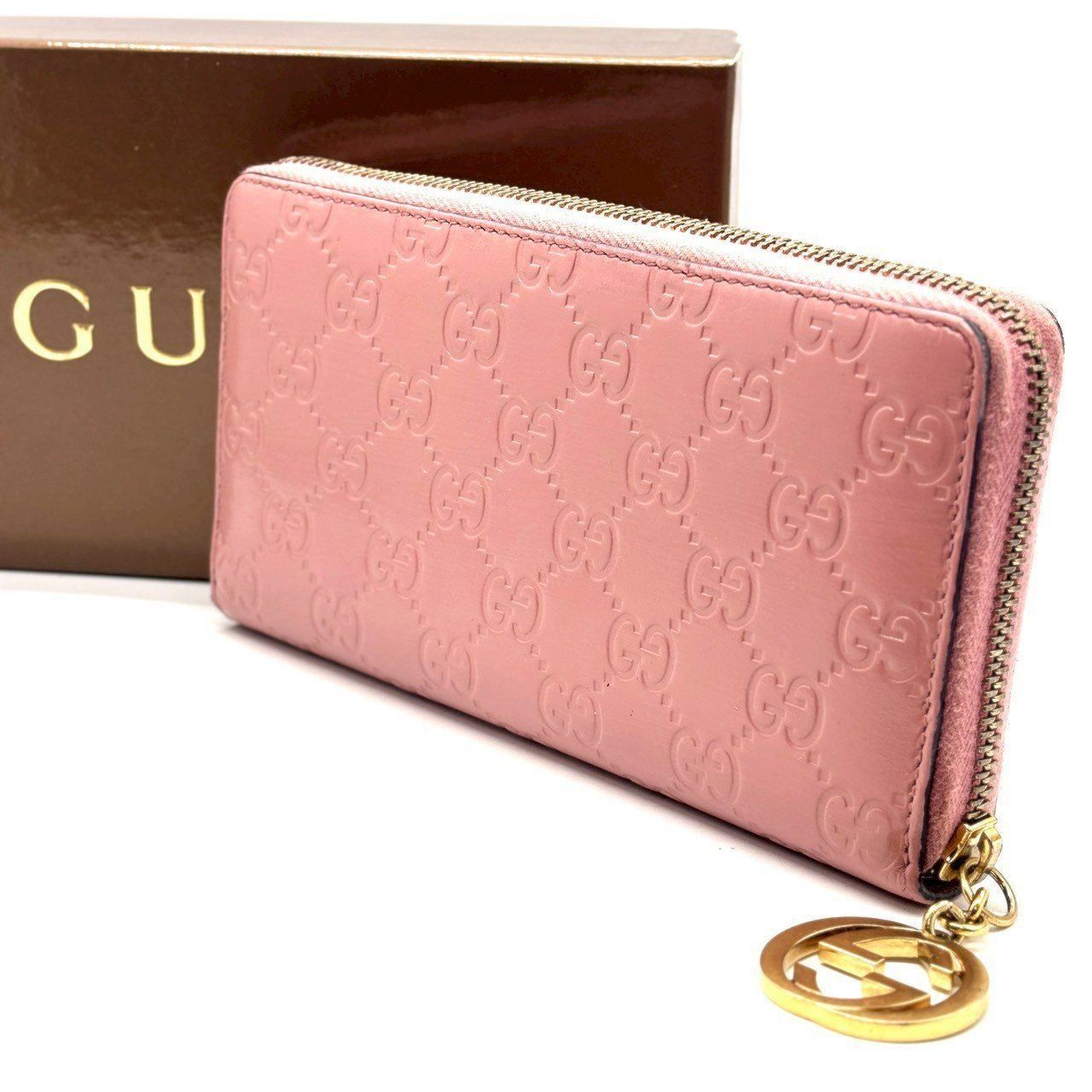 可愛いを、きれいに整える】 GUCCI 長財布 グッチシマ インター