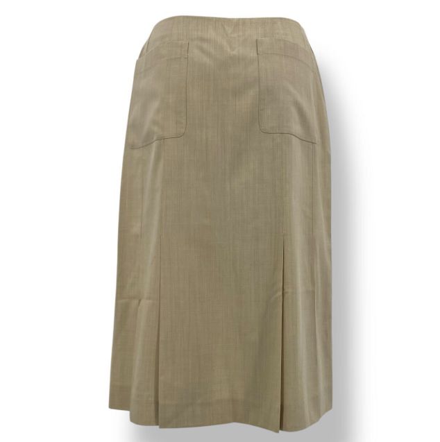 美品　CHANEL シャネル　ココマーク　ボタン　wool スカート　36 美品 CHANEL シャネル ココマーク ボタン wool スカート 36