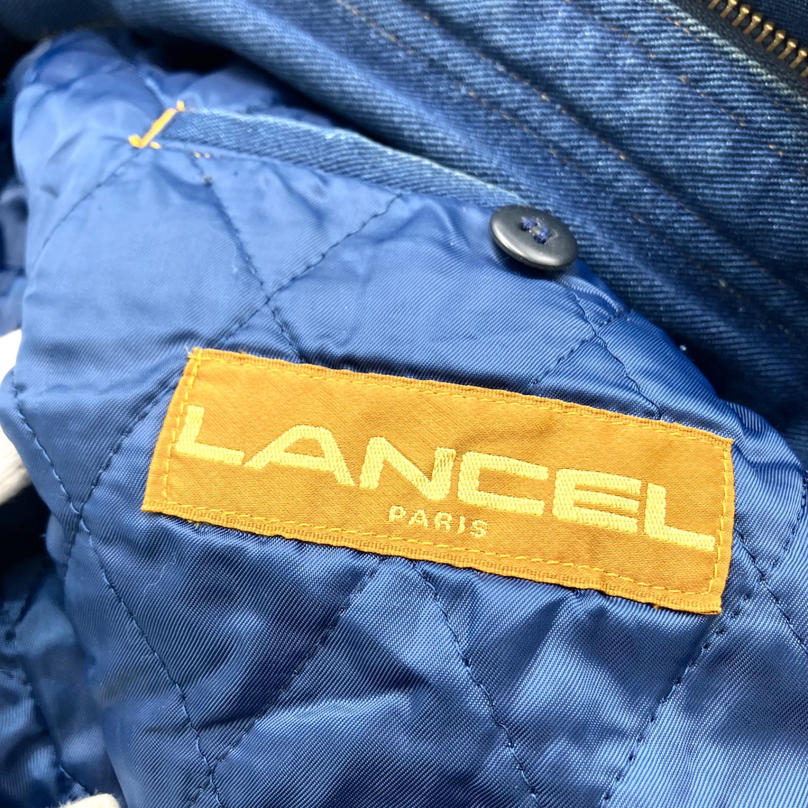 SG4945 LANCEL ランセル デニムジャケット ジージャン 刺繍入り - メルカリ