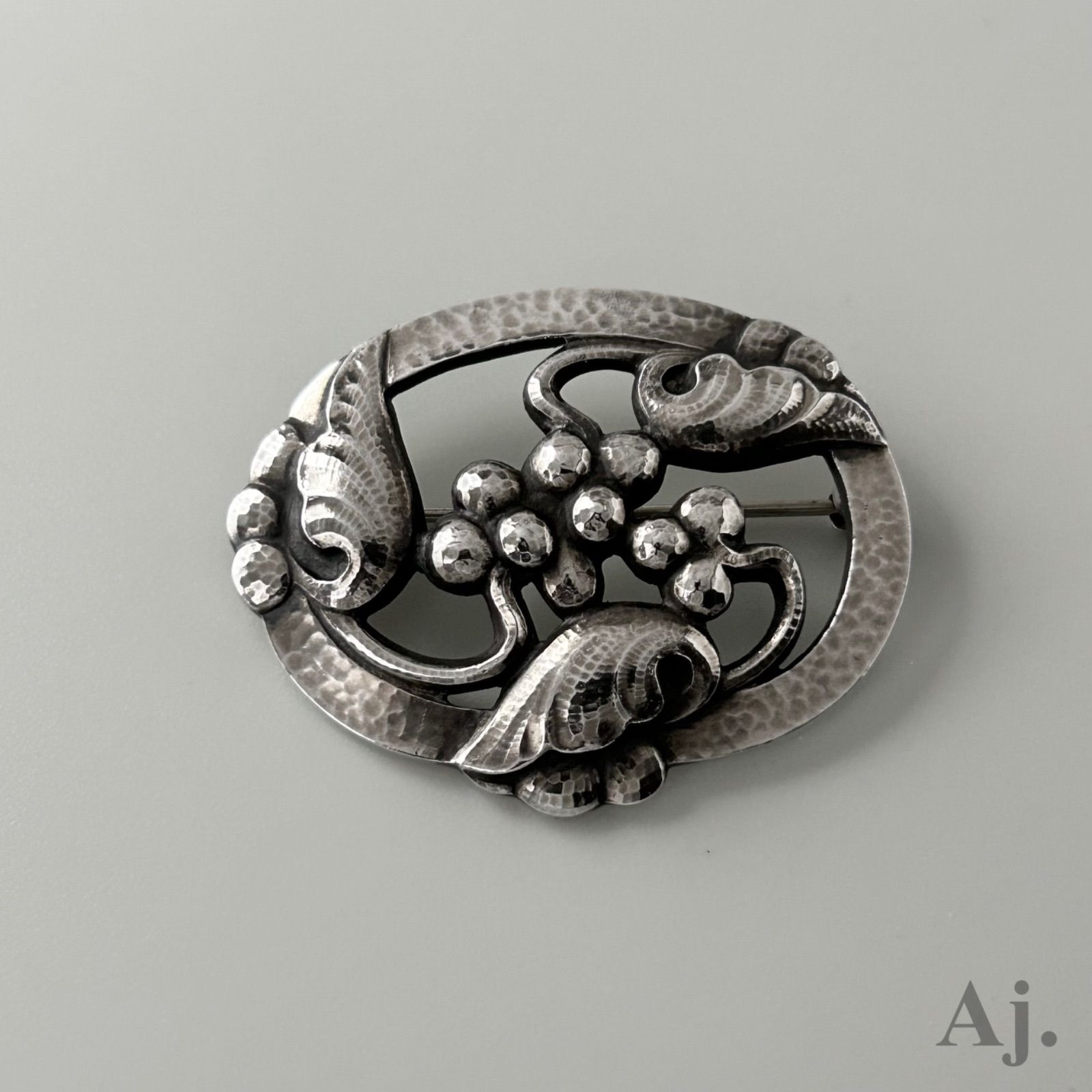 ジョージジェンセン ブローチ 101 ムーンライトグレープ 葡萄 925