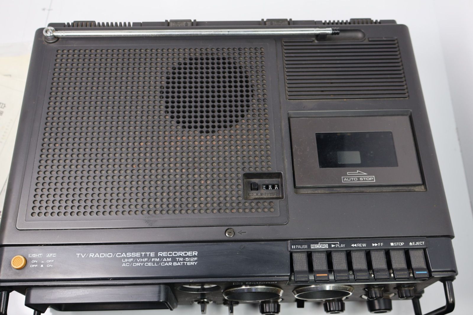 National テレビ＋ラジオ＋カセットレコーダー TR-512F TransAm3in1 E