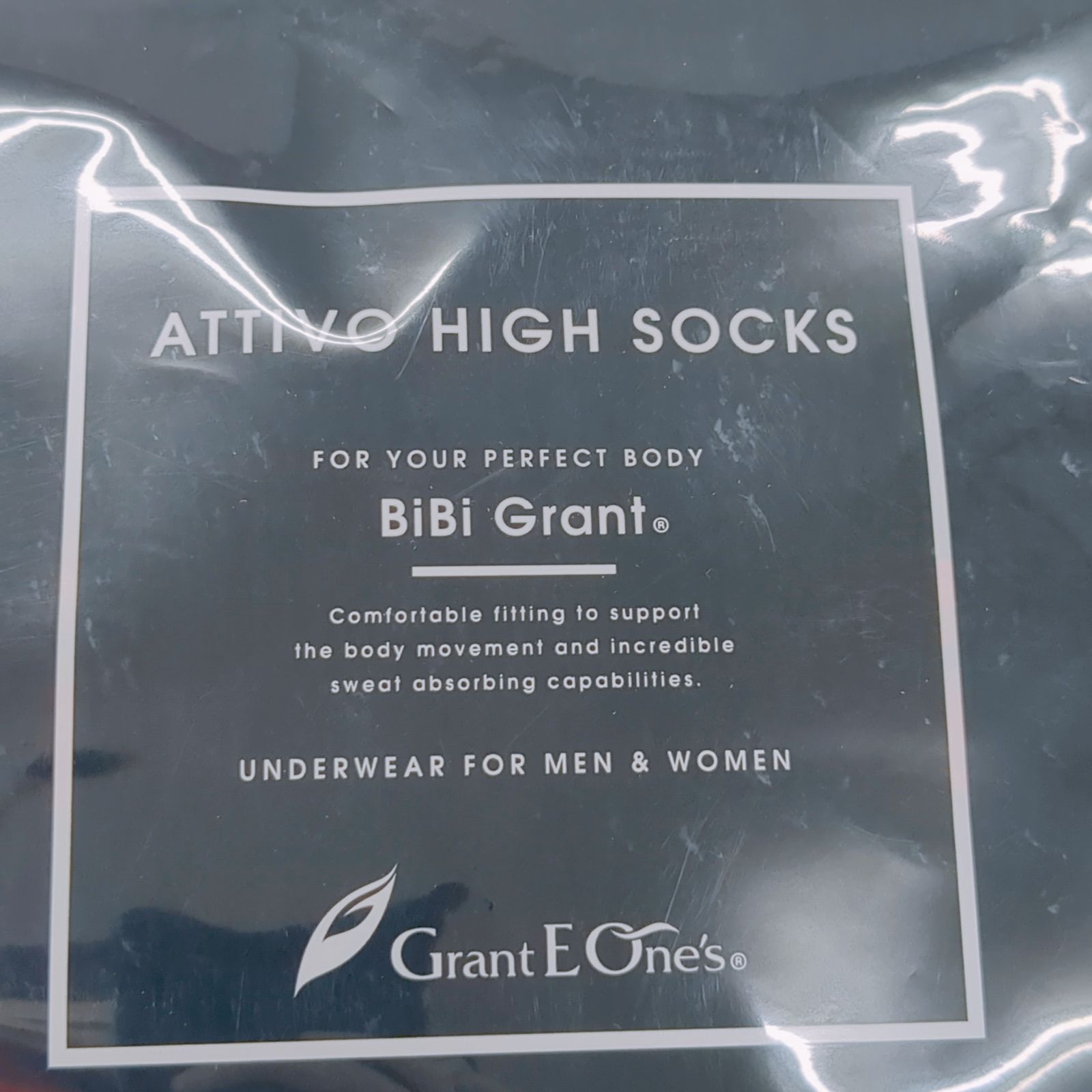 新品 未開封】グラントイーワンズ アティーボハイソックス ブラック 2