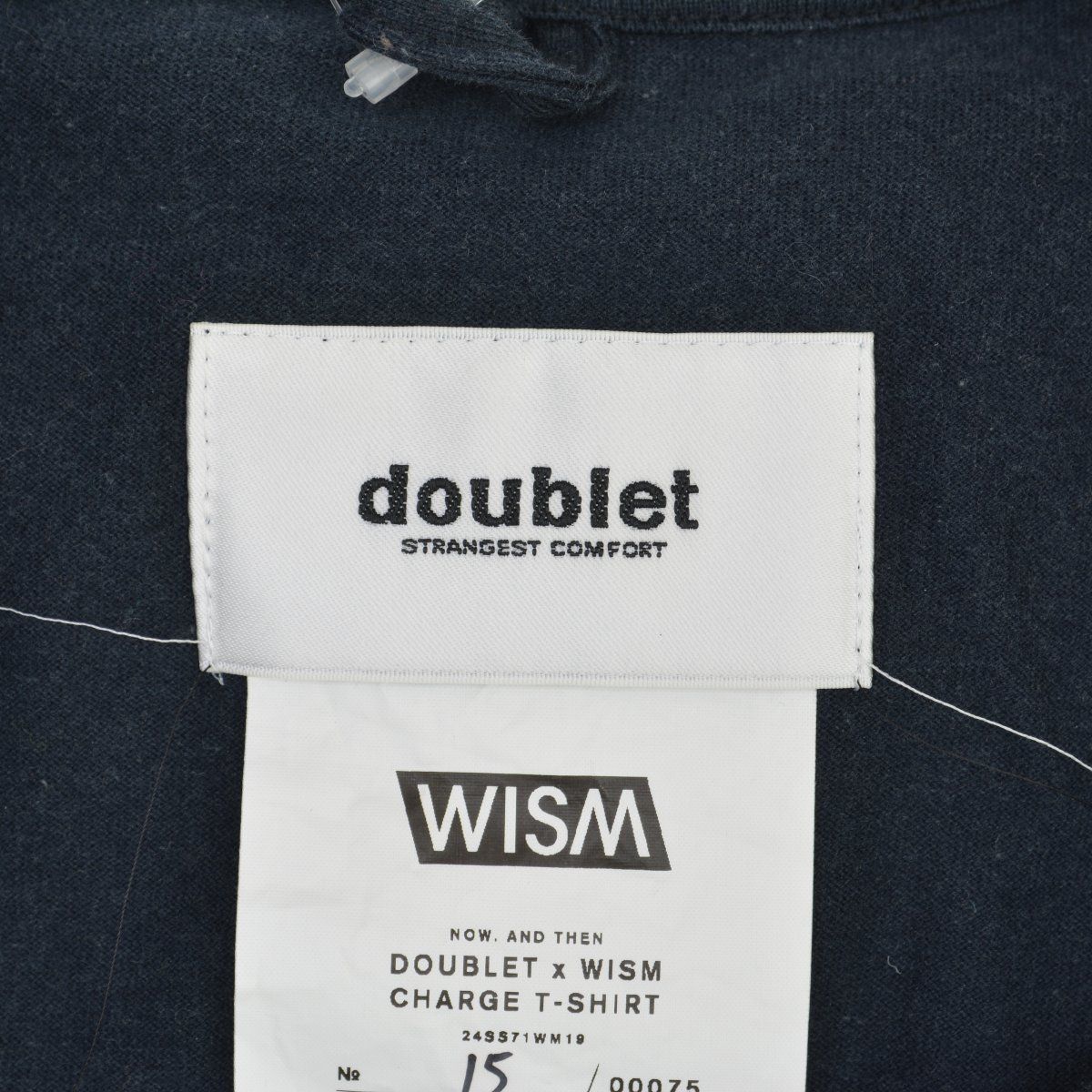 doublet×WISM】24SS 24SS71WN19 別注 CHARGE T-SHIRT チャジT長袖T 