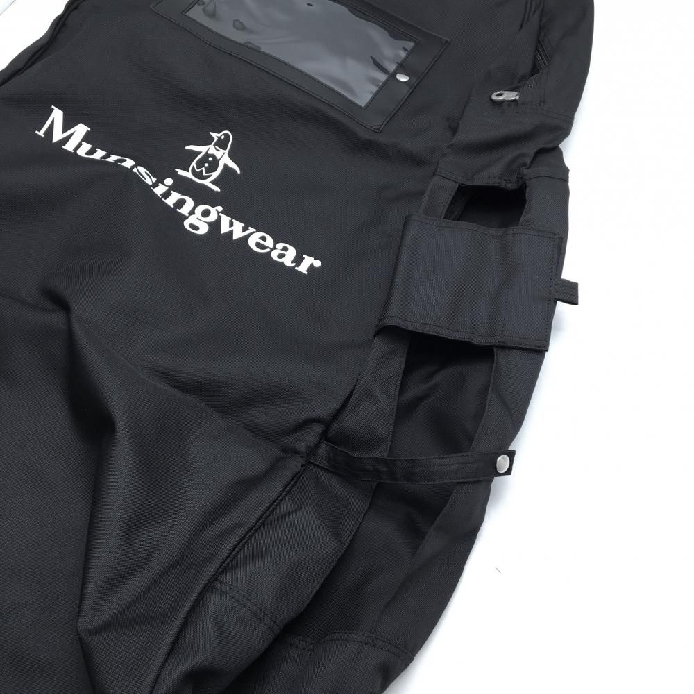 未使用品】マンシングウェア トラベルカバー 黒 ロゴ白 ゴルフ
