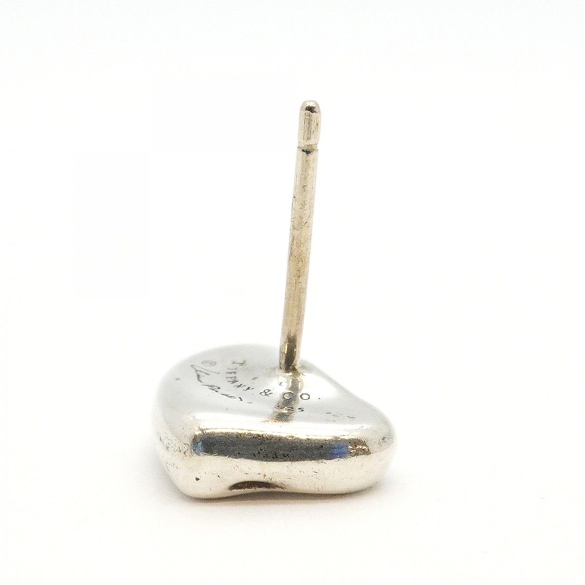 6jab0382-k】ティファニー ピアス フルハート シルバー925【中古
