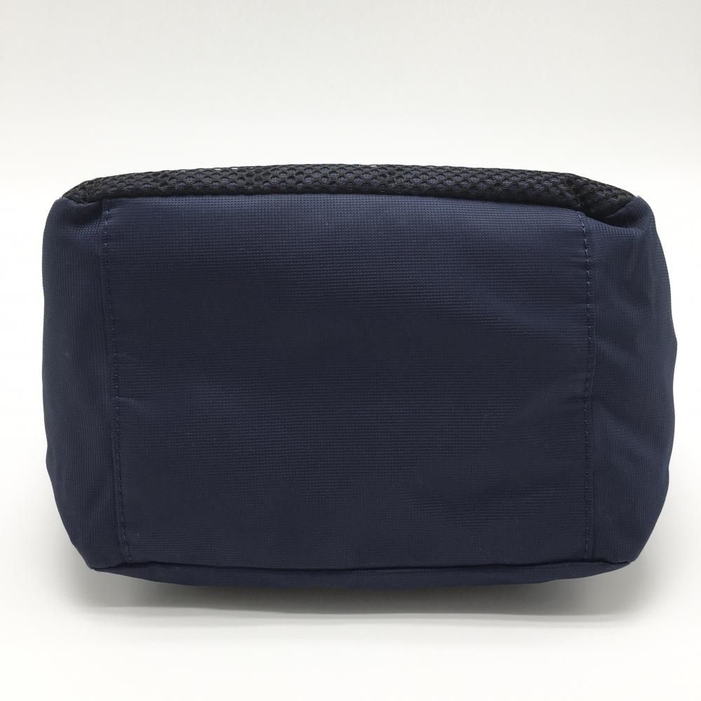 ジャックバニー カートバッグ ネイビー×白 内外ポケット付 ロゴ ゴルフ