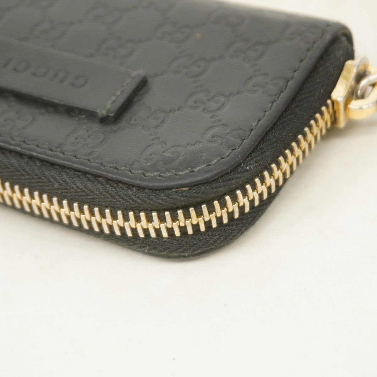 6ae5199】グッチ コインケース マイクログッチシマ 449896 レザー