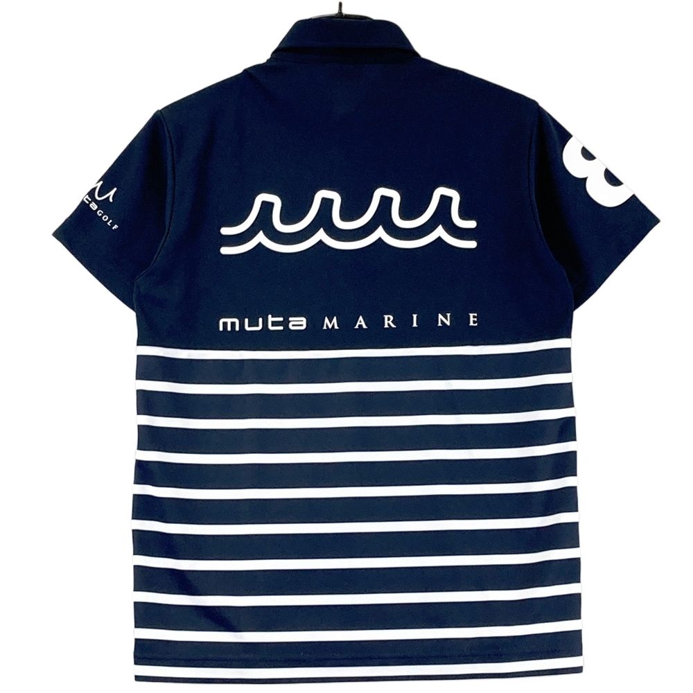 サイズ：S MUTA MARINE ムータマリン 半袖ポロシャツ ボタンダウン