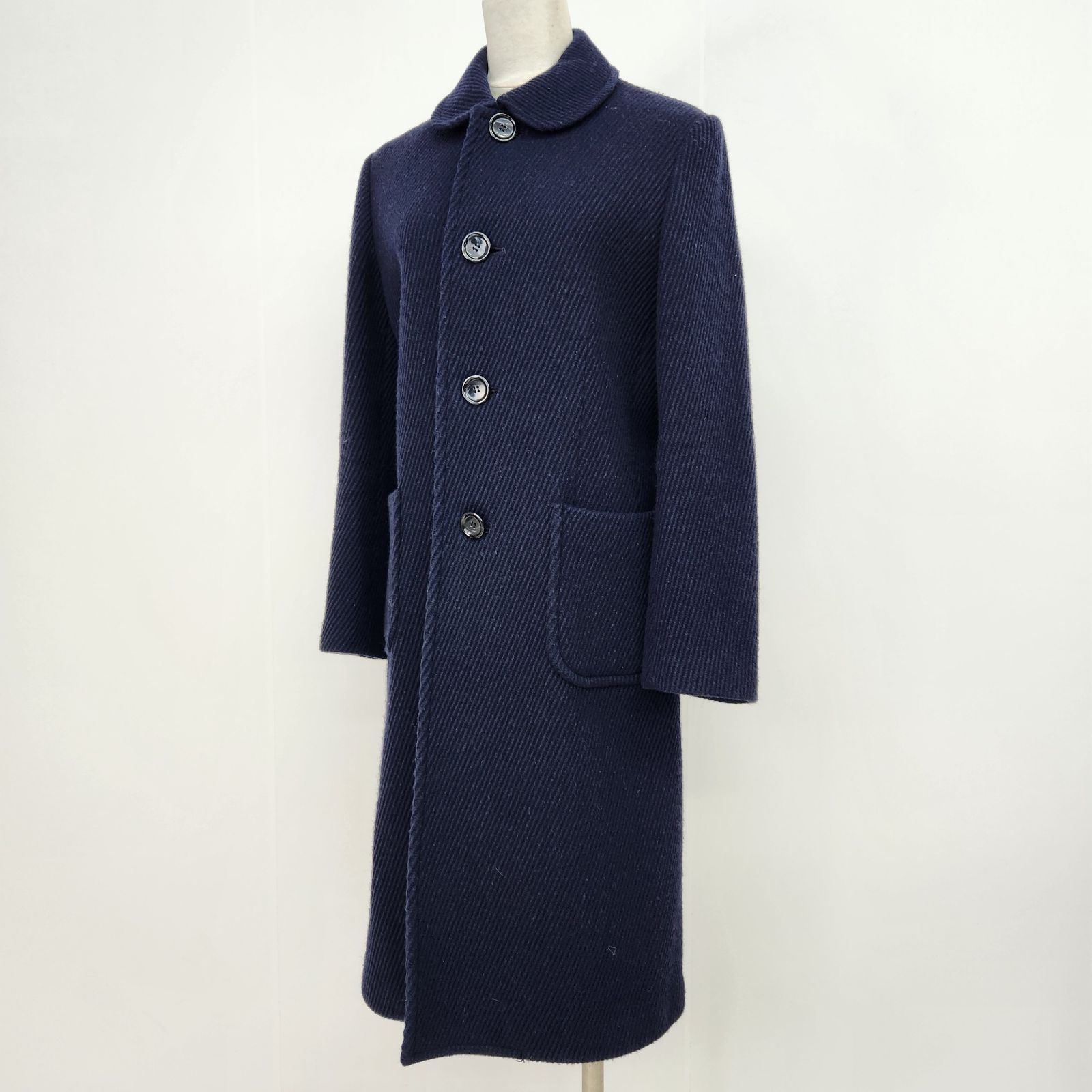 トリココムデギャルソン ロングコート 希少 08年製 丸襟 アンゴラ M