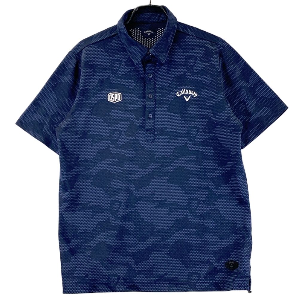 サイズ：LL CALLAWAY キャロウェイ 半袖ポロシャツ カモフラ柄