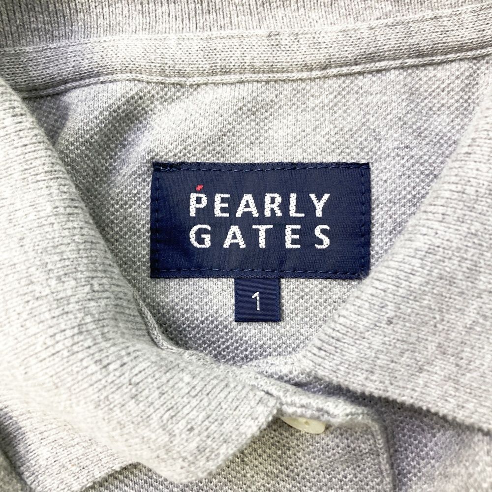 サイズ：1 PEARLY GATES パーリーゲイツ 半袖ポロシャツ ニコちゃん