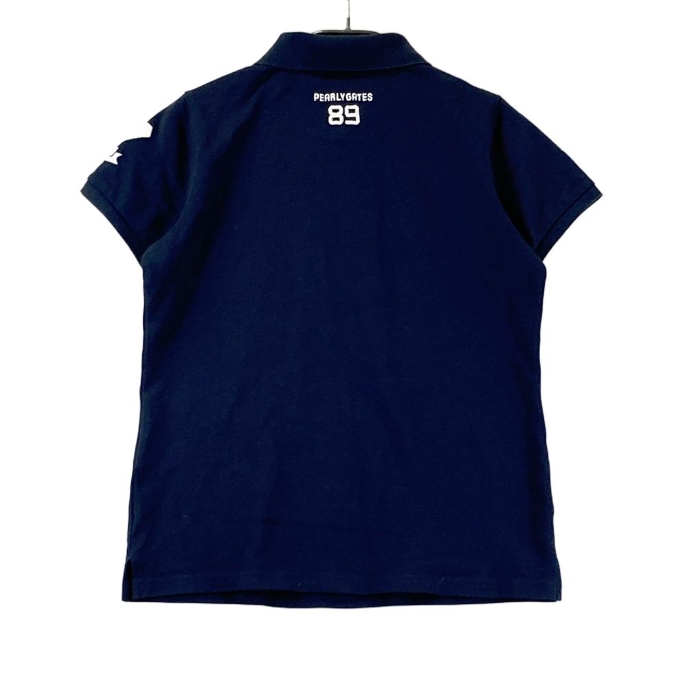 サイズ：0 PEARLY GATES パーリーゲイツ 半袖ポロシャツ ネイビー系