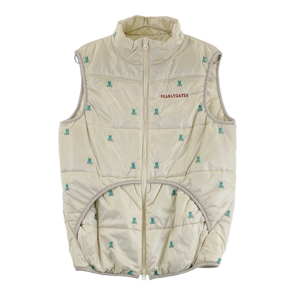 サイズ：4 PEARLY GATES パーリーゲイツ 中綿 ジップベスト 総柄
