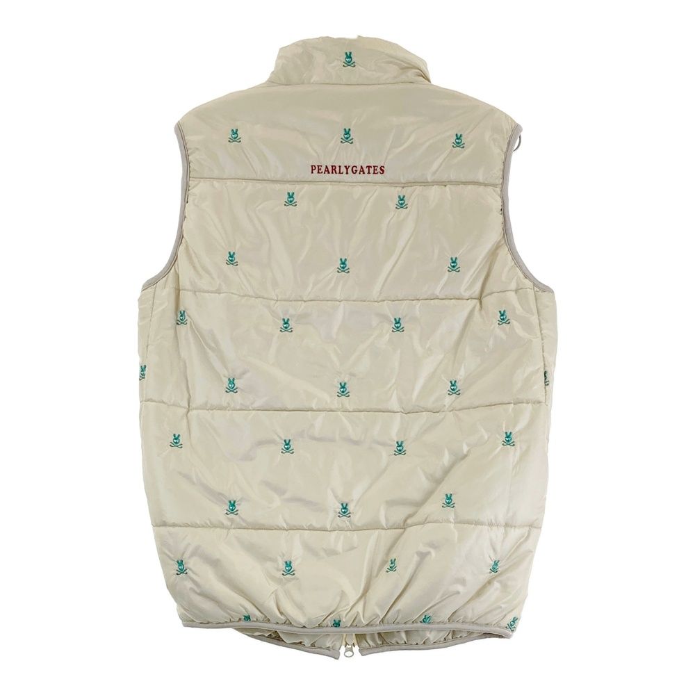 サイズ：4 PEARLY GATES パーリーゲイツ 中綿 ジップベスト 総柄
