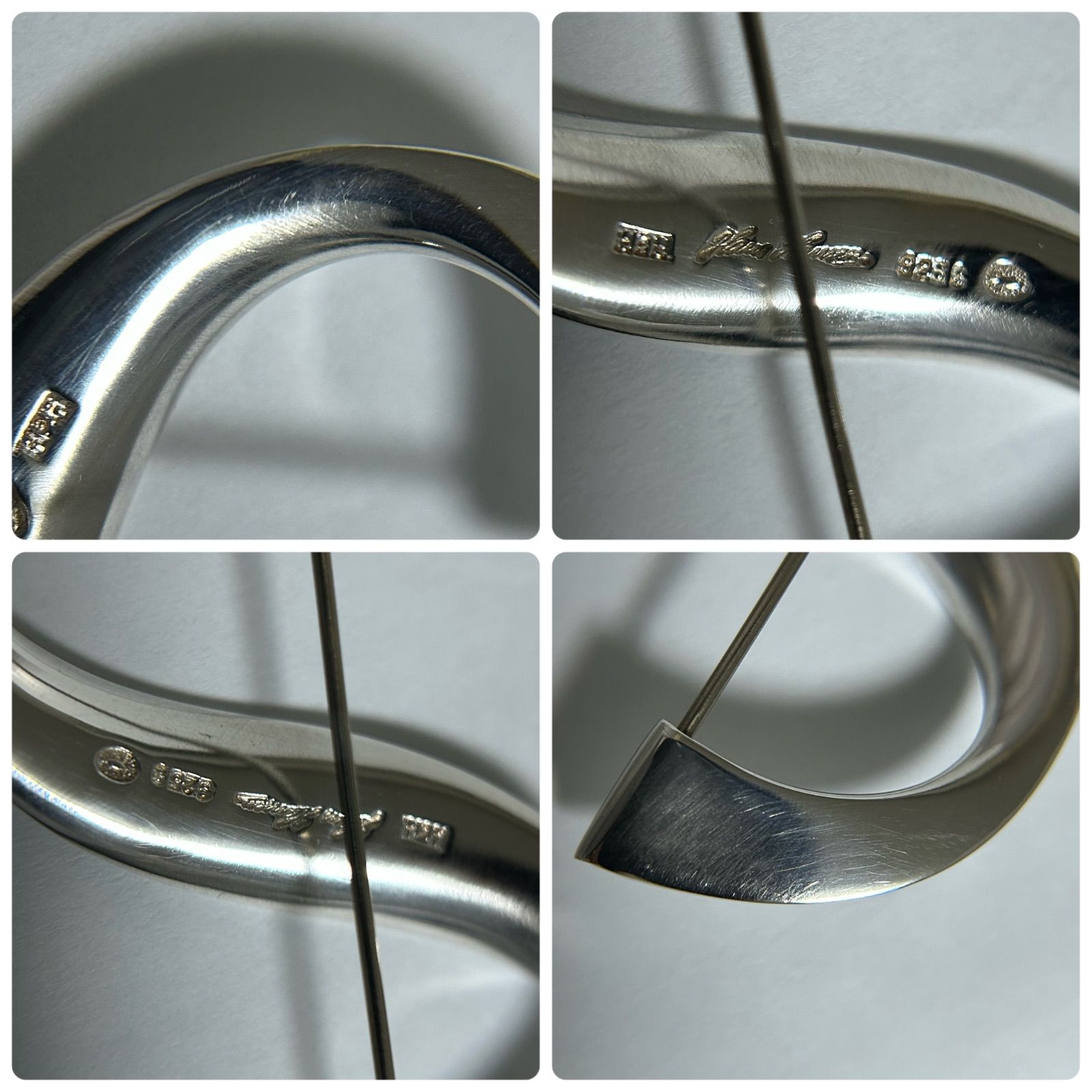 ジョージジェンセン ブローチ Silver 925 HaH ハンスハンセン Georg