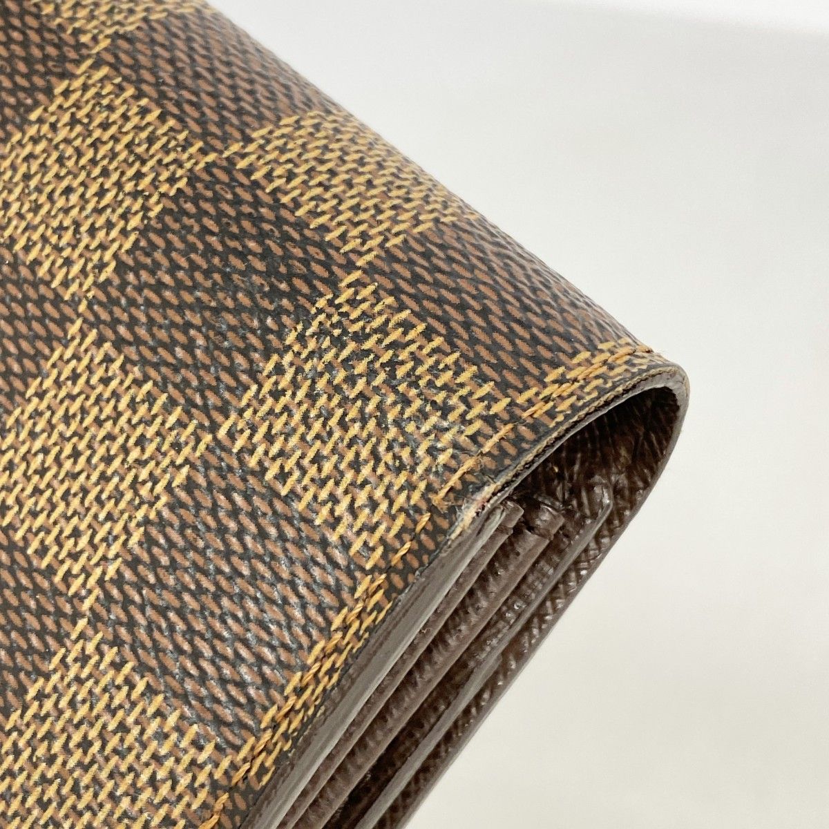 6ae5671-k】ルイヴィトン 長財布 ダミエ ポシェットポルトモネクレディ