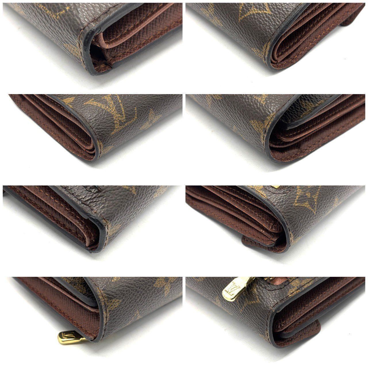 視線を奪う、金具の存在感】 LOUIS VUITTON 三つ折り財布 モノグラム