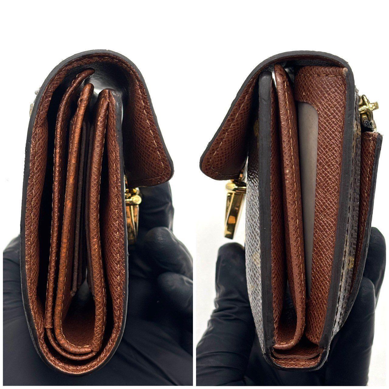 視線を奪う、金具の存在感】 LOUIS VUITTON 三つ折り財布 モノグラム