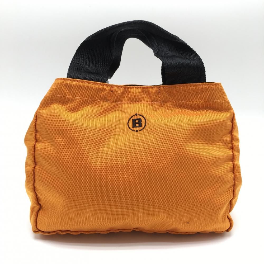 ブリーフィング カートバッグ オレンジ 内外ポケット付 ゴルフ