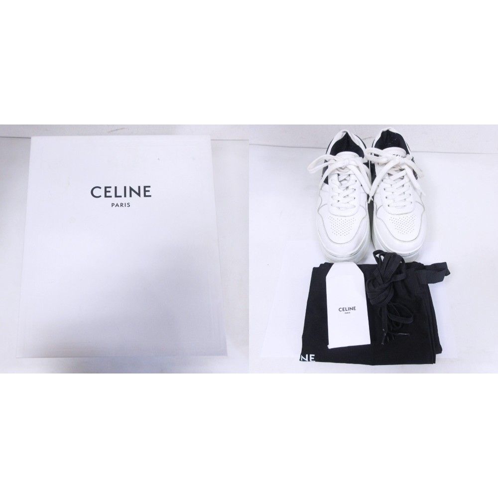 セリーヌ CELINE ブロックスニーカー レザー 厚底 プラットフォーム