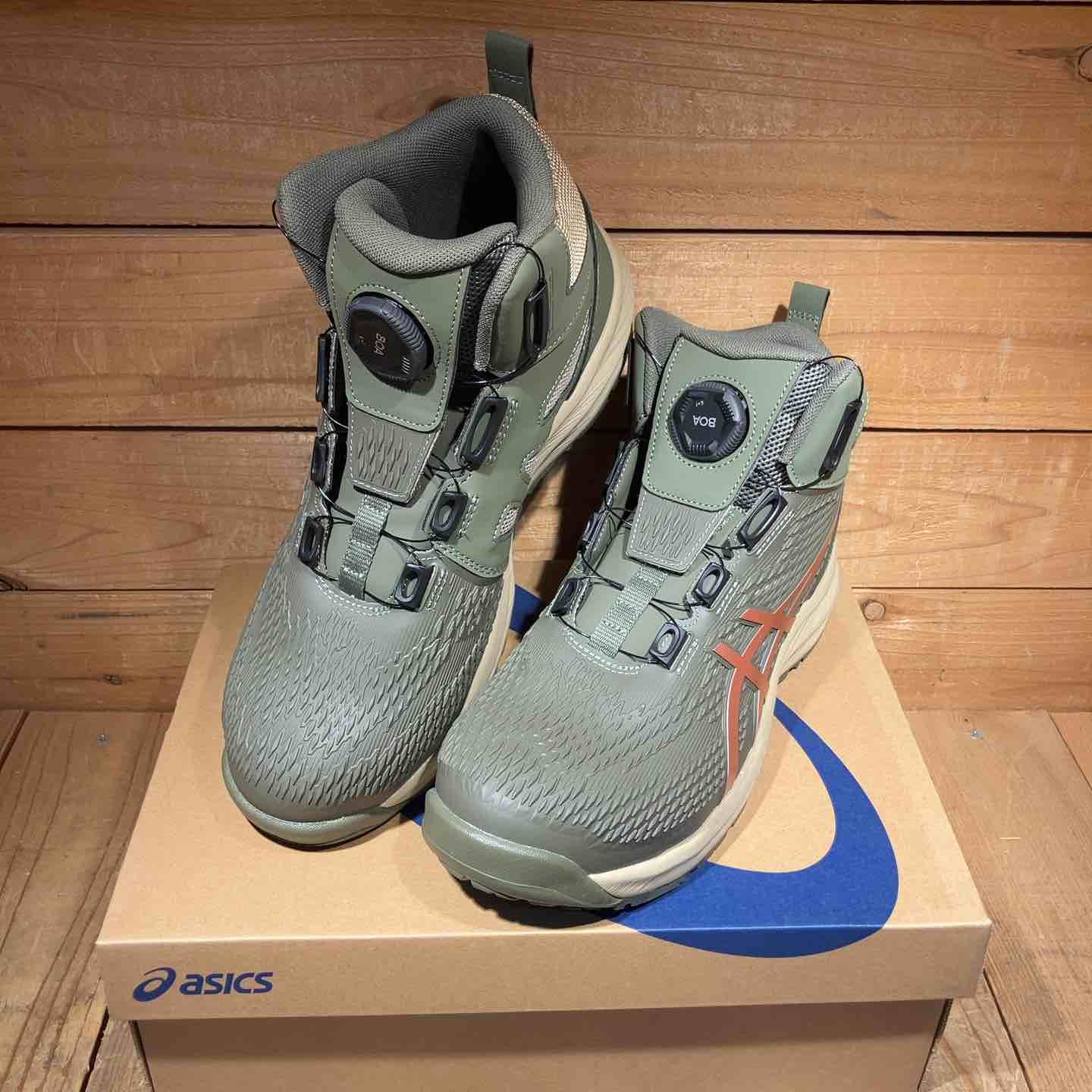 未使用品】◇[アシックス] 安全靴 ウィンジョブ CP122 BOA マントル