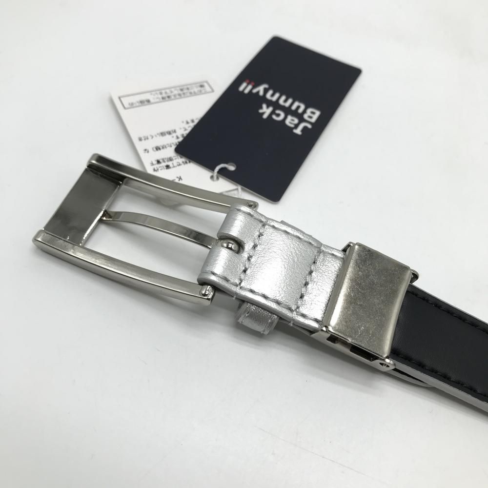 新品】ジャックバニー ベルト シルバー ロゴ刺しゅう レディース FR