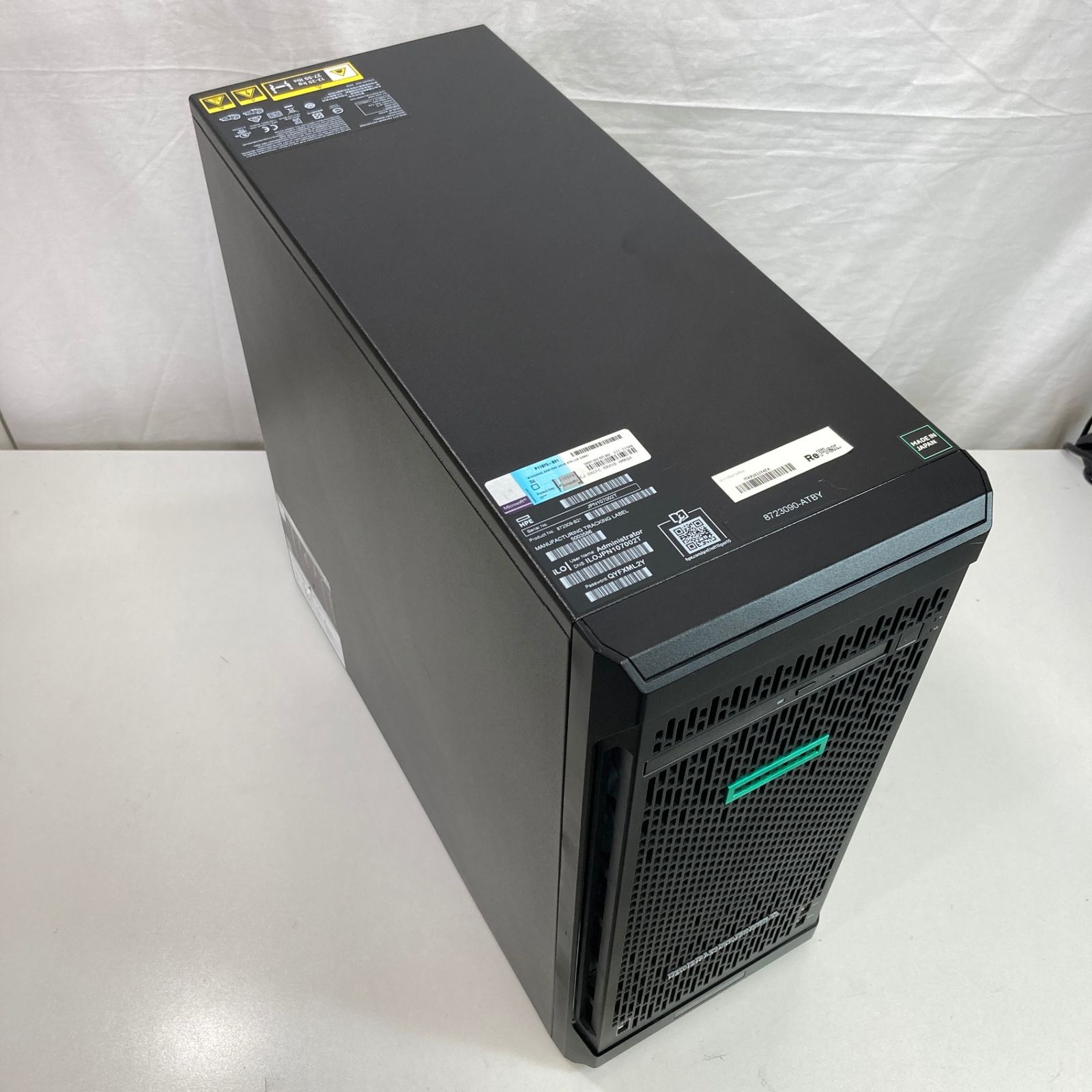 中古】HP ProLiant ML110 Gen10/ Intel Xeon Bronze 3204 CPU @ 1.90