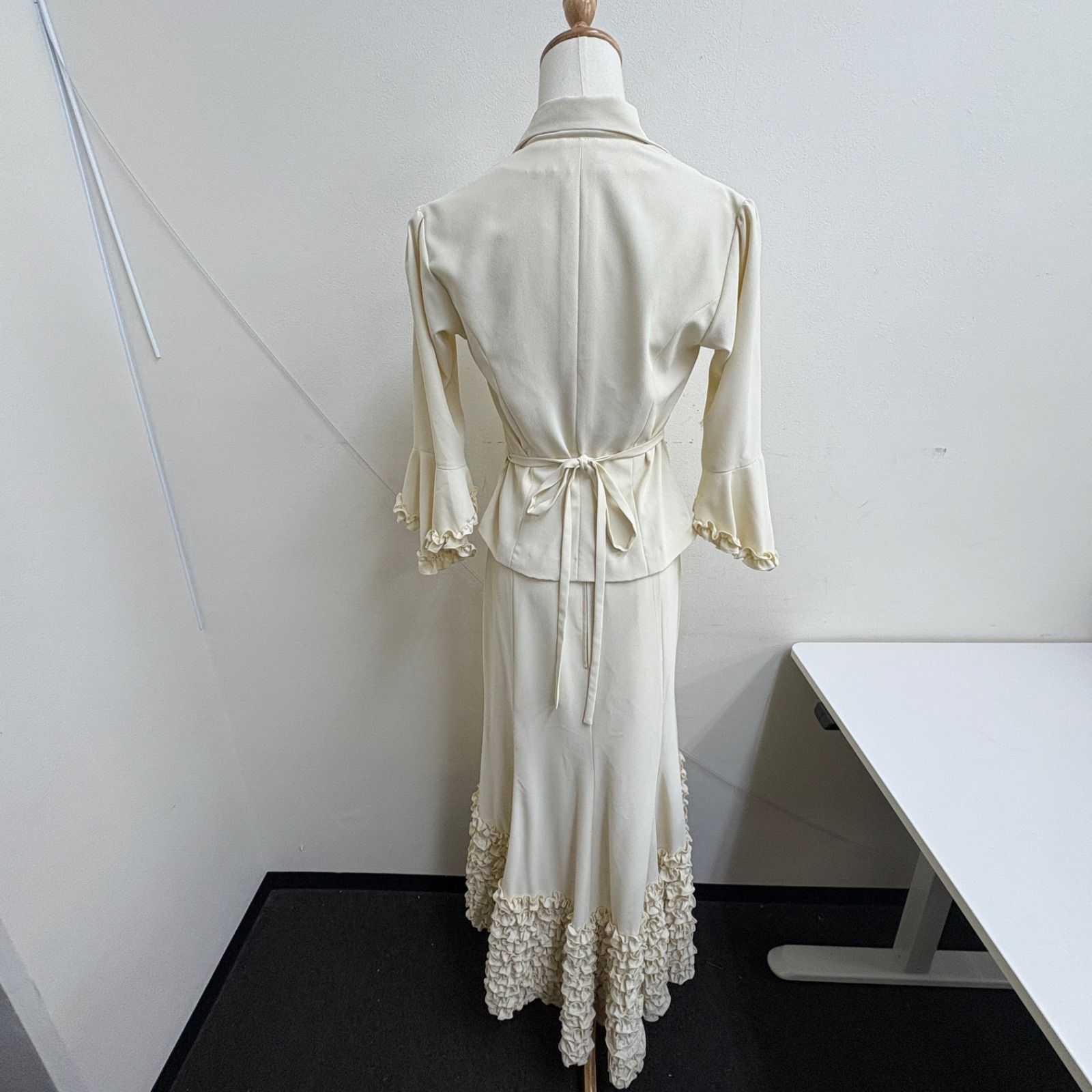 naja】フラメンコ衣装 セットアップ ツーピース スカート ファルダ