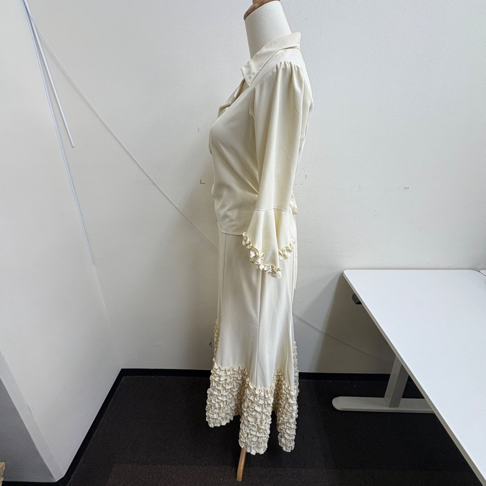 naja】フラメンコ衣装 セットアップ ツーピース スカート ファルダ