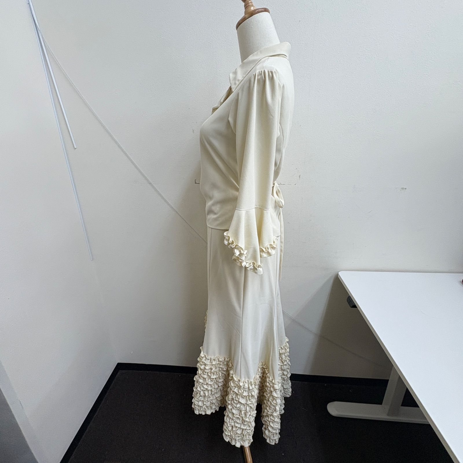 naja】フラメンコ衣装 セットアップ ツーピース スカート ファルダ