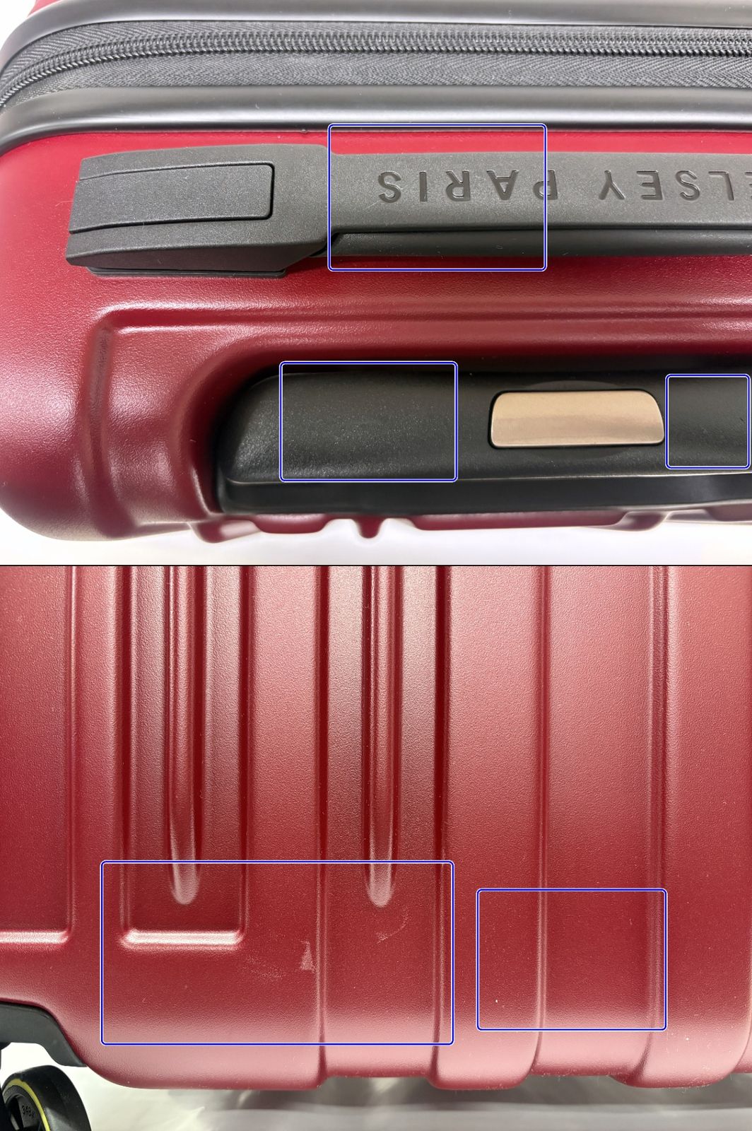 DELSEY スーツケース アクセレイト 2個セット ワインレッド 35.2L 101L