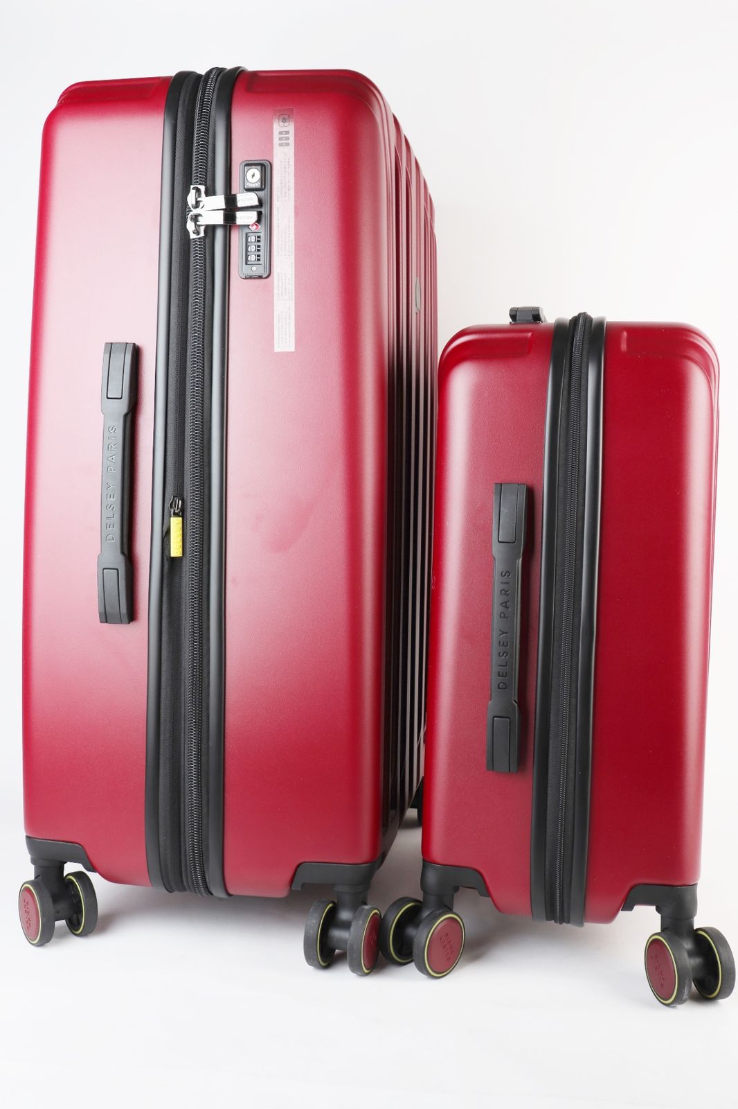 DELSEY スーツケース アクセレイト 2個セット ワインレッド 35.2L 101L