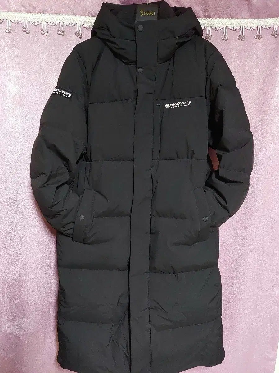 DISCOVERY/新品) グースダウン ロング丈ダウンジャケット マット