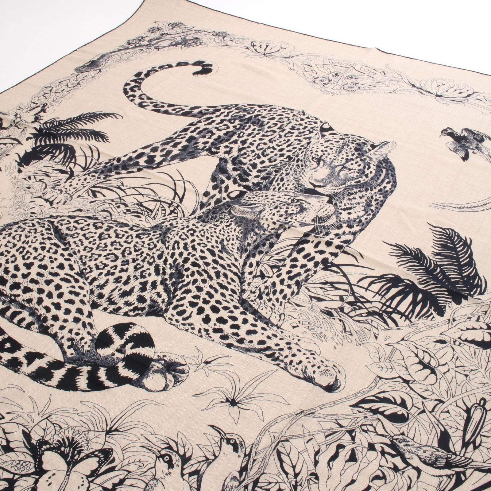 HERMES エルメス カレジェアン カレ140 JUNGLE LOVE スカーフ - メルカリ