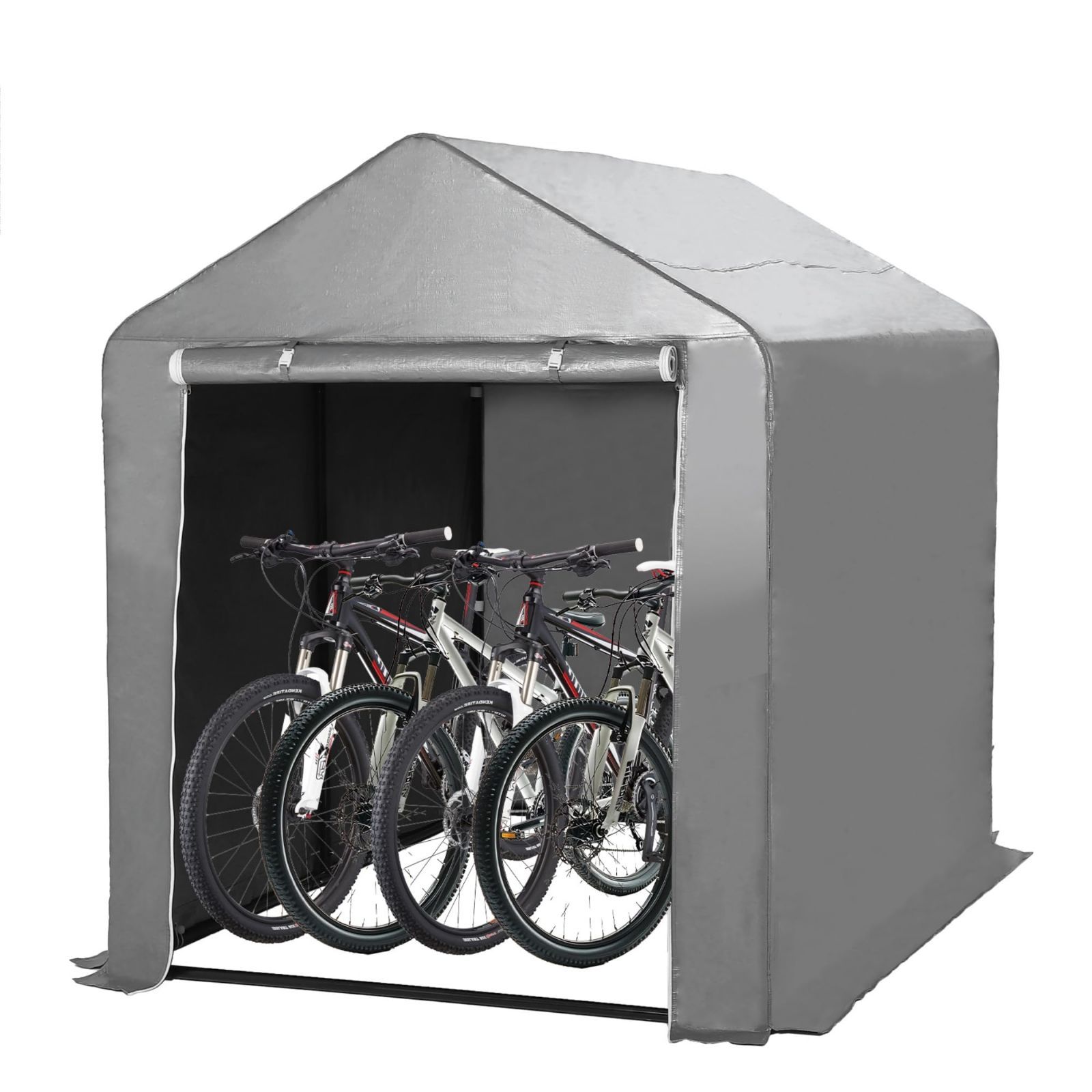 Garvee バイクハウス【2026最新仕様】3-5台用自転車ポート収納ラック